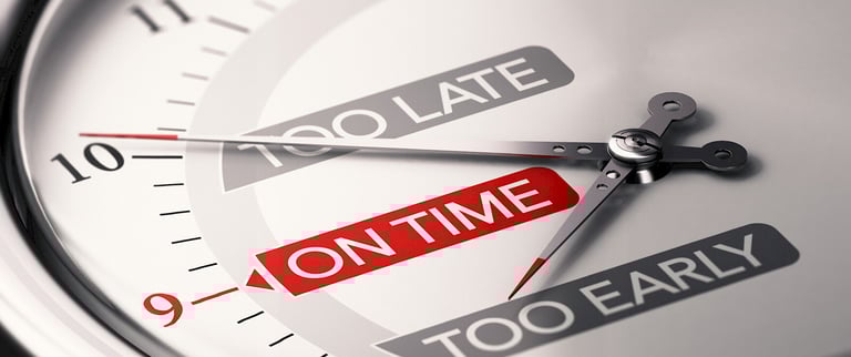 clock on time